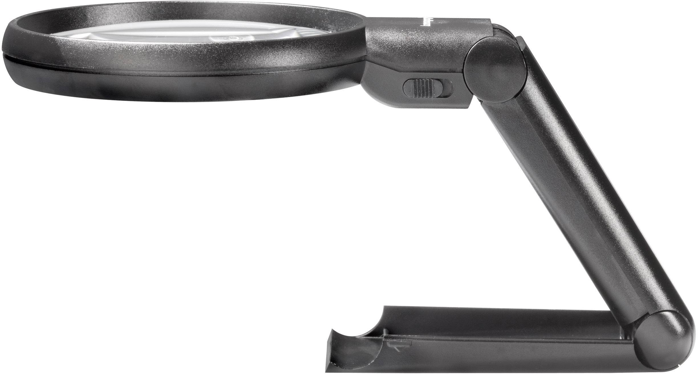 TOOLCRAFT 821010 821010 Standlupe Vergrößerungsfaktor: 2 x, 4 x Linsengröße: (Ø) 88mm