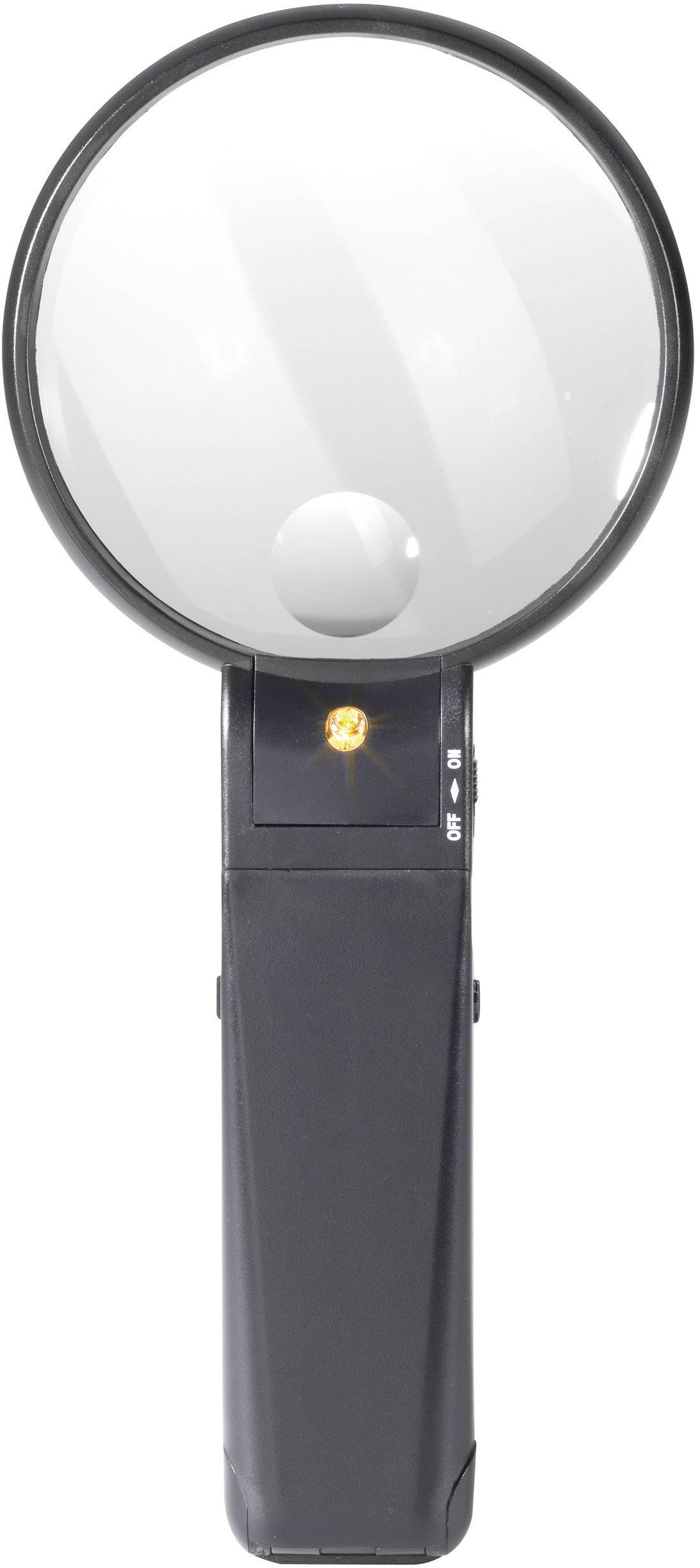 TOOLCRAFT 821010 821010 Standlupe Vergrößerungsfaktor: 2 x, 4 x Linsengröße: (Ø) 88mm