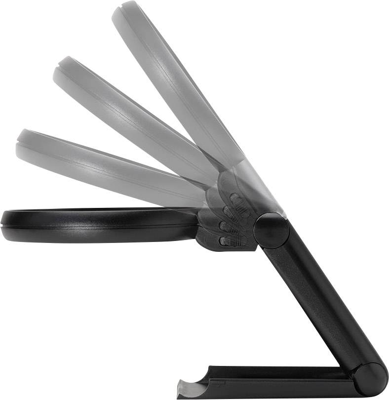 TOOLCRAFT 821010 821010 Standlupe Vergrößerungsfaktor: 2 x, 4 x Linsengröße: (Ø) 88mm