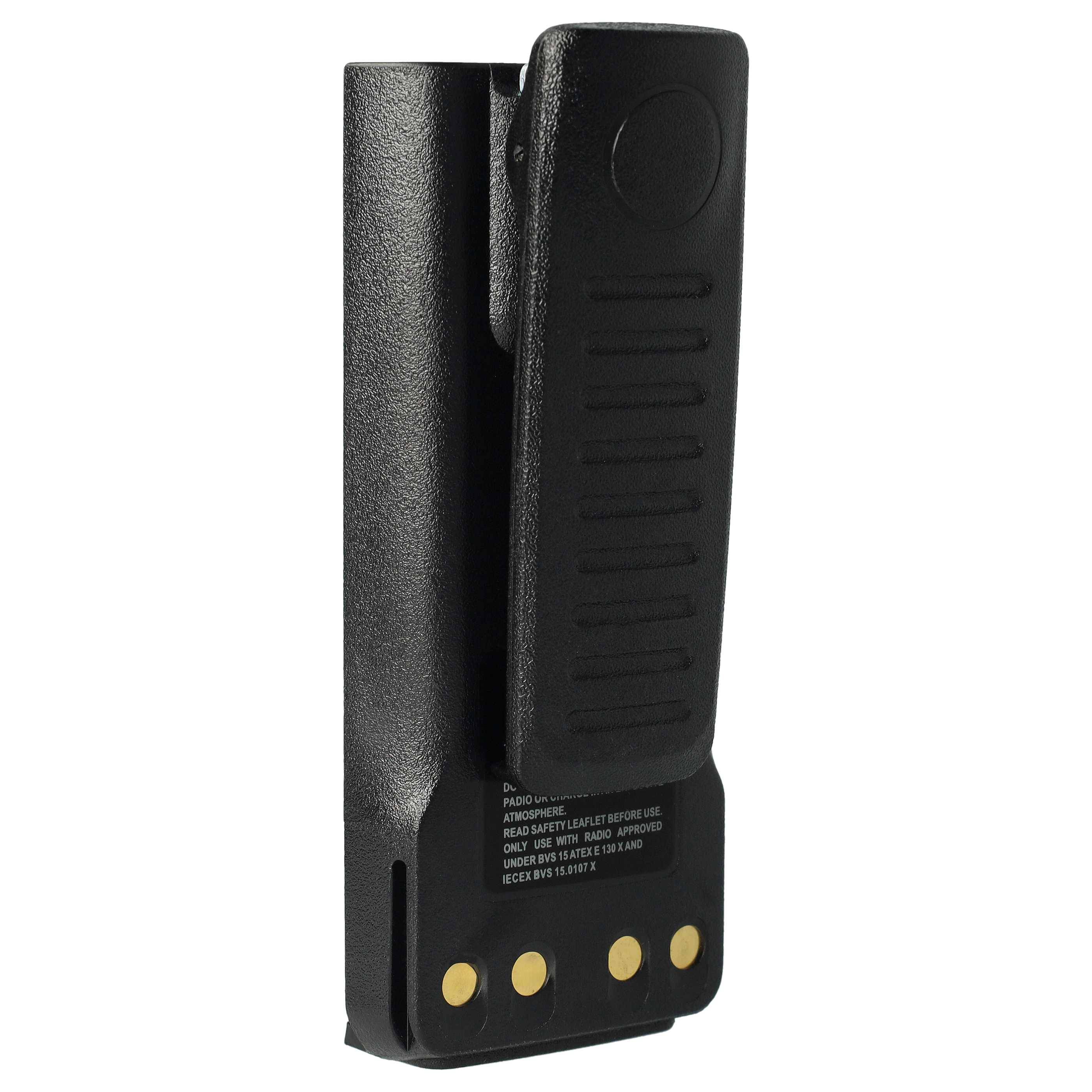 vhbw Akku Ersatz für Motorola NNTN8570B, NNTN8570A, NNTN8570 für Funkgerät, Walkie Talkie (1250 mAh, 7,6 V, Li-Ion) +