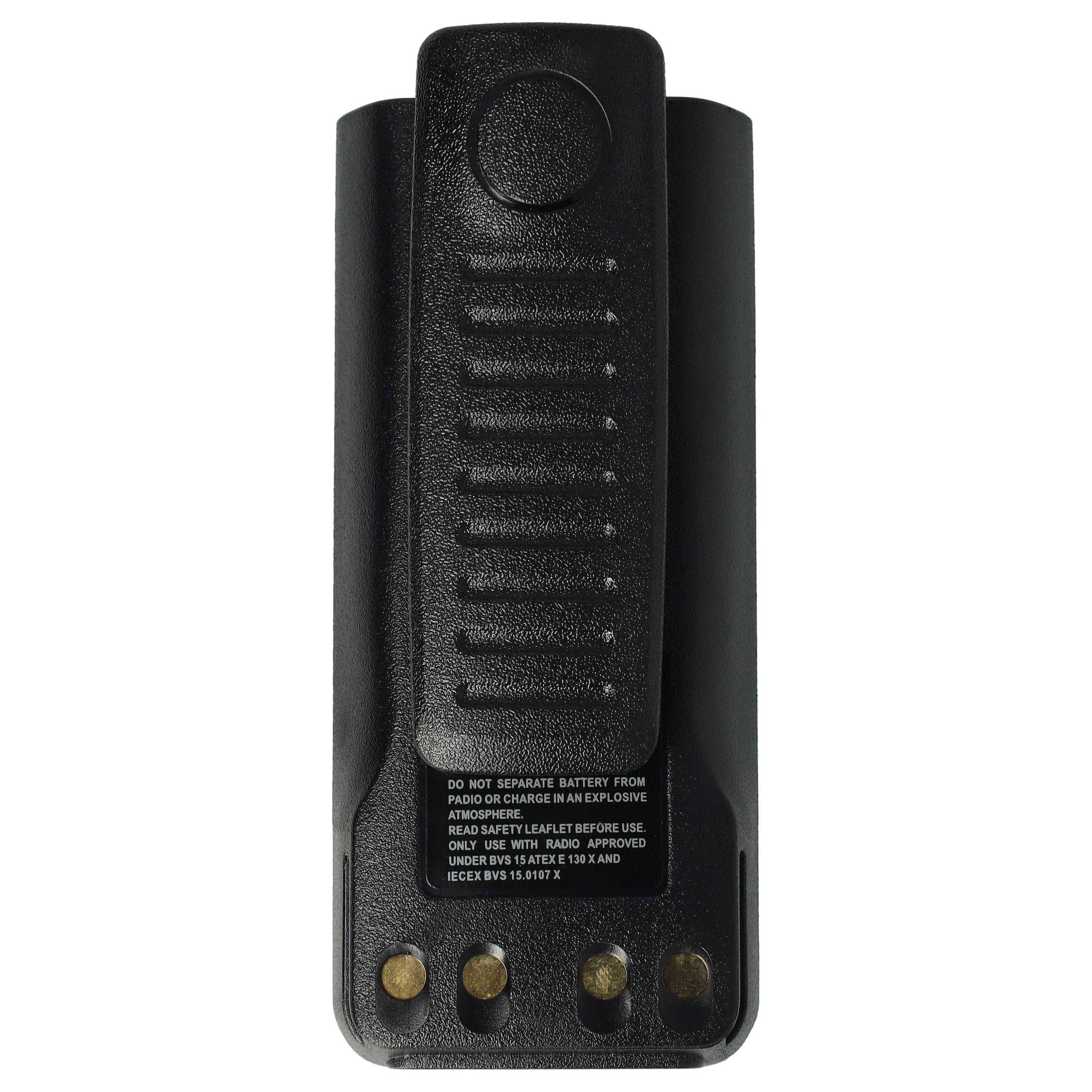 vhbw Akku Ersatz für Motorola NNTN8570B, NNTN8570A, NNTN8570 für Funkgerät, Walkie Talkie (1250 mAh, 7,6 V, Li-Ion) +