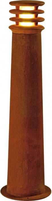 SLV 229021 Rusty Round 70 Außenstandleuchte Energiesparlampe E27 11 W Eisen (gerostet)