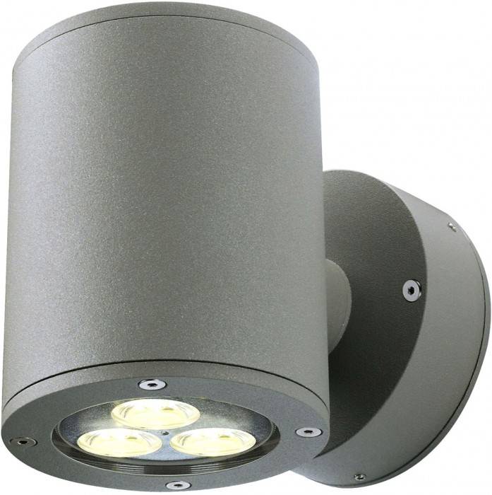 SLV Sitra Up & Down 230365 Außenwandleuchte Energiesparlampe GX53 18W Anthrazit