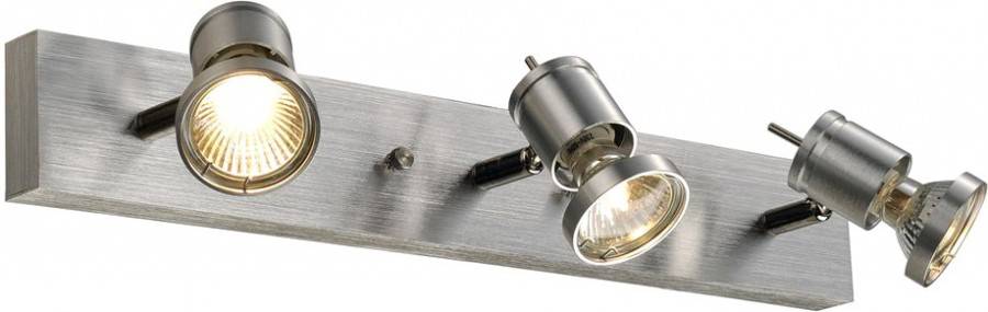 SLV Asto Spot III 147443 Deckenstrahler Halogen GU10 225 W Aluminium (gebürstet)