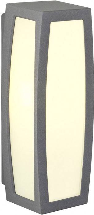 SLV Meridian 230045 Außenwandleuchte Energiesparlampe, LED E27 20W Anthrazit