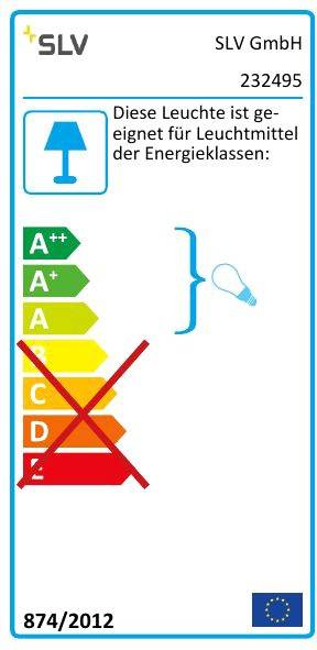 SLV BOX-L 232495 Außenwandleuchte E27 Anthrazit