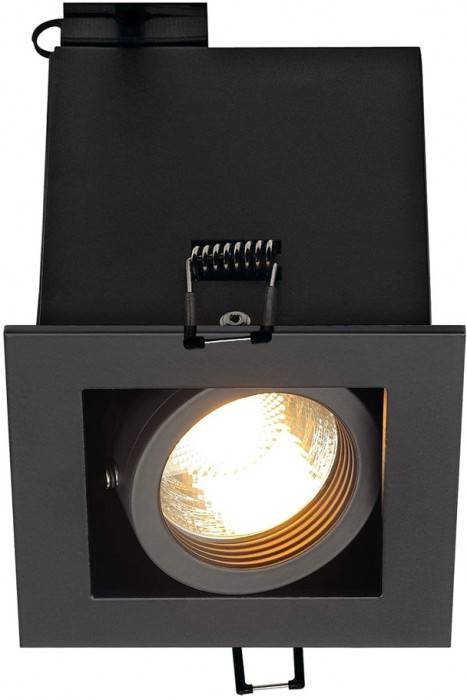 SLV 115510 Einbauleuchte GU10 Schwarz (matt)