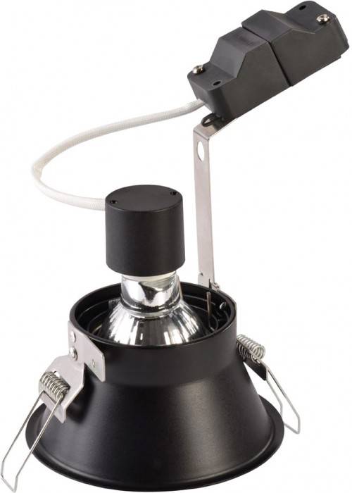 SLV 113140 Horn-T Einbauleuchte LED GU10 50W Schwarz (matt)