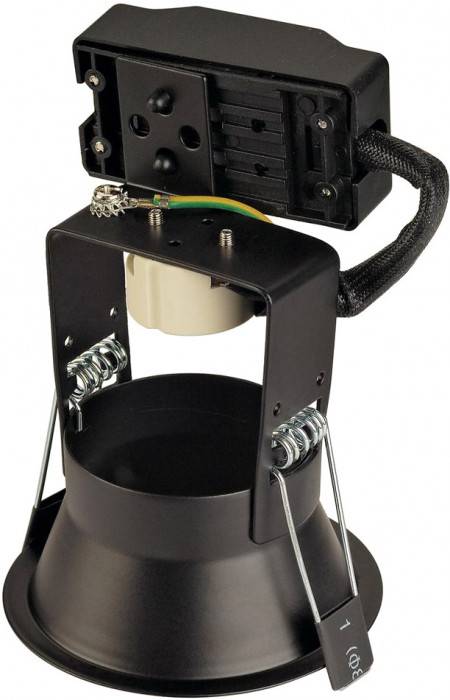 SLV 112910 Horn Einbauleuchte LED GU10 50W Schwarz (matt)