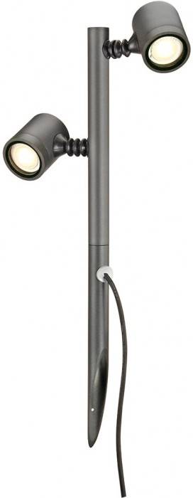 SLV 233185 New Myra 2 Außenstandleuchte LED GU10 9 W Anthrazit