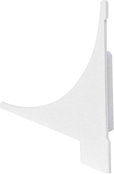 SLV ENDKAPPEN für GLENOS Regal-Profil, 2 Stück, weiß matt
