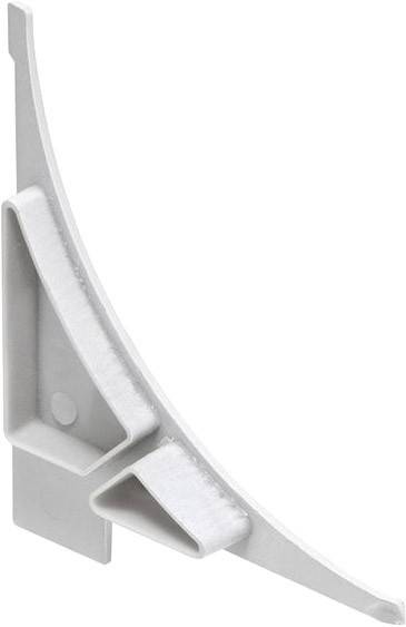 SLV ENDKAPPEN für GLENOS Regal-Profil, 2 Stück, weiß matt