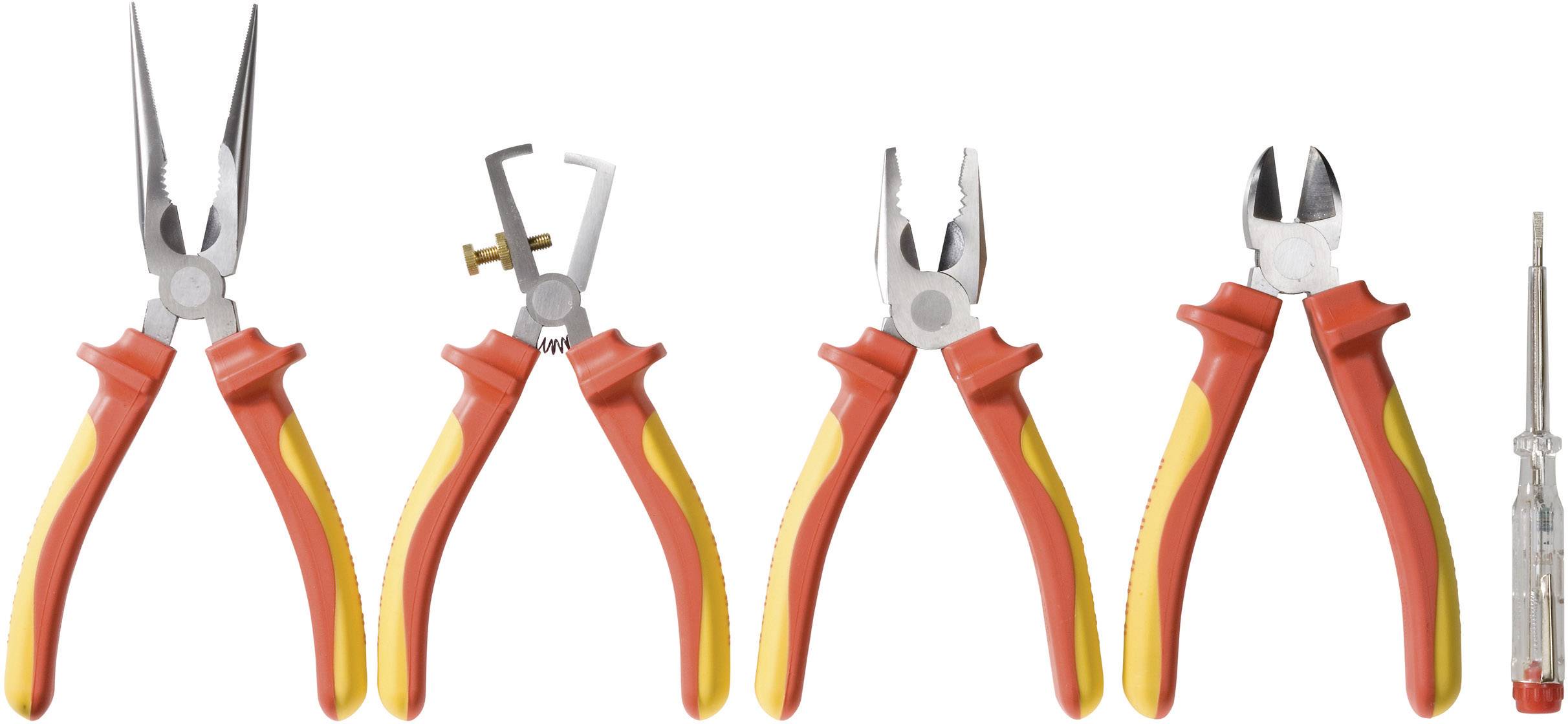 TOOLCRAFT Zangen-Set 4teilig