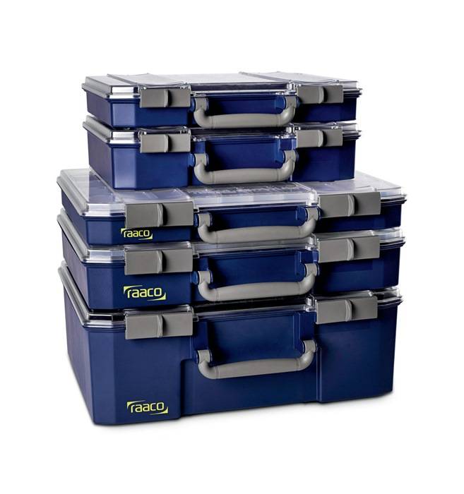 raaco SafeBox 80 Tragerahmen für Sortimentskasten (B x H x T) 451 x 403 x 330 mm Anzahl Fächer: 3 Inhalt 1 St.