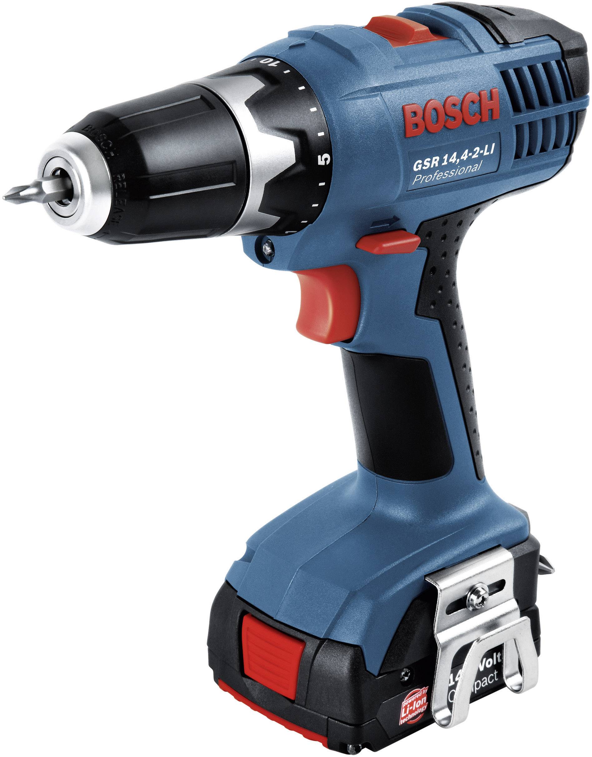 Bosch Akku-Bohrschrauber GSR 14,4-2-LI 0.601.9A4.407 Akkuschrauber + 2 Akkus