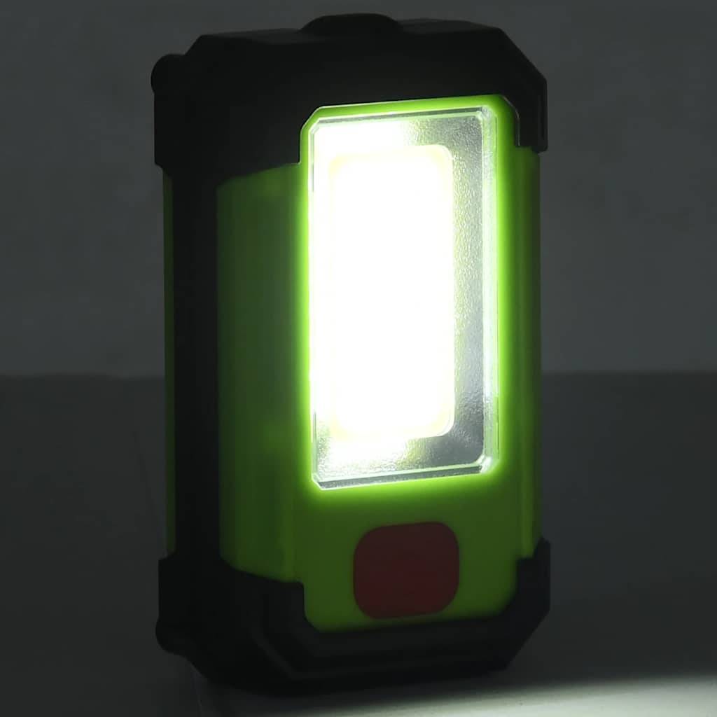 vidaXL LED-Strahler Tragbar Solarbetrieben 7W Kaltweiß