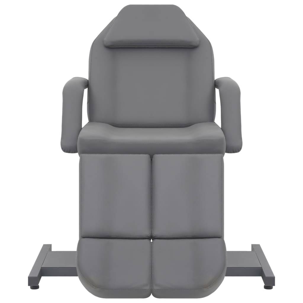 vidaXL Kosmetikstuhl Kunstleder Grau 180x62x78 cm