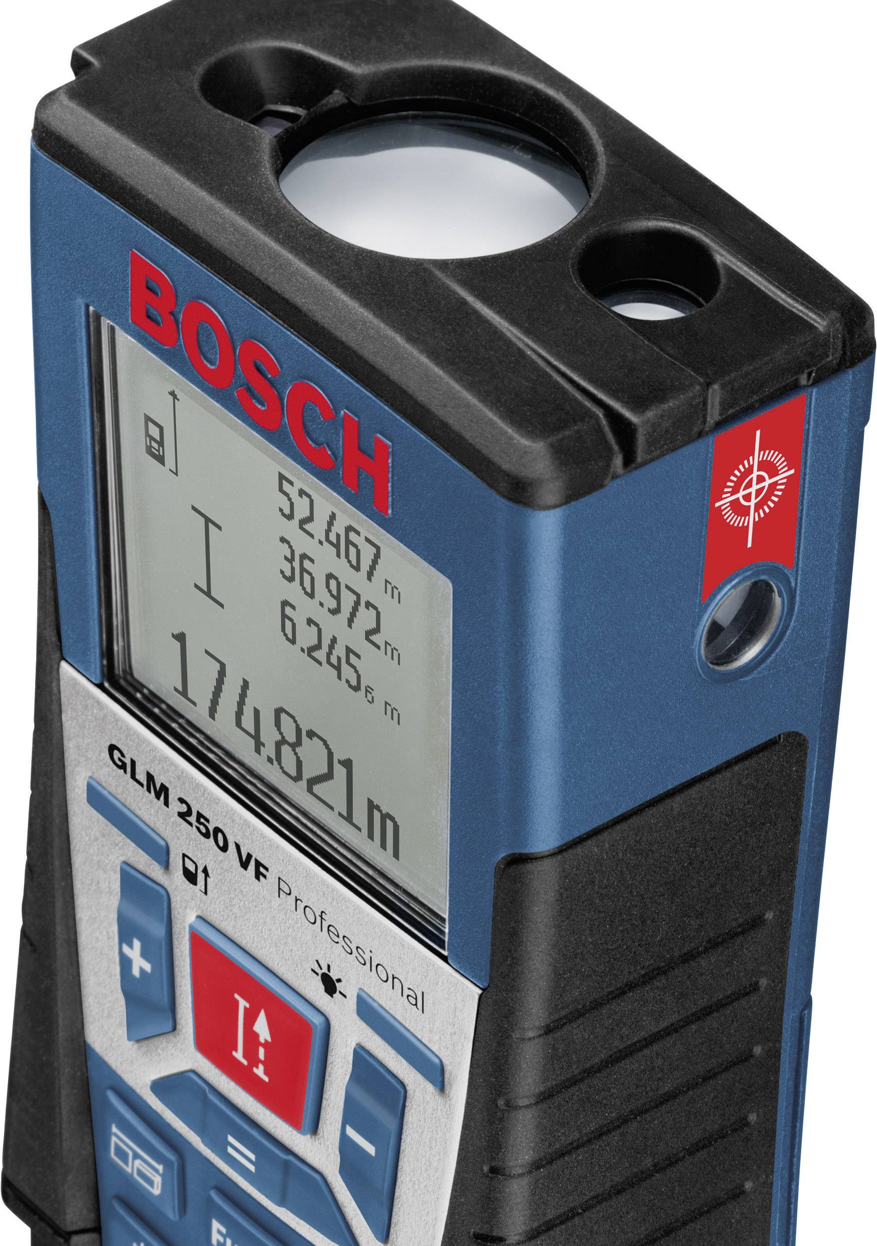 Bosch Professional GLM 250 VF Laser-Entfernungsmesser Stativadapter 6.3 mm (1/4") 250 m