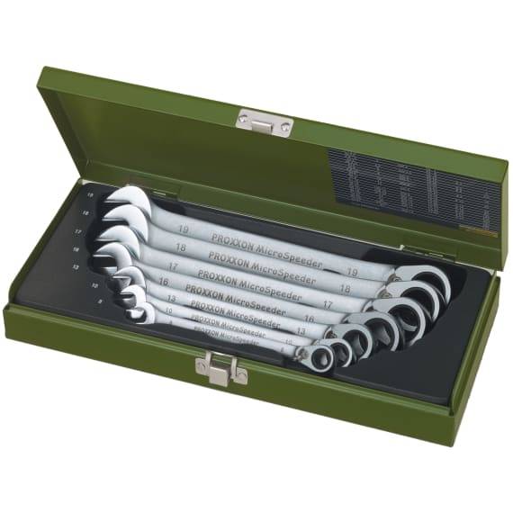 Proxxon MicroSpeeder mit Hebelumschaltung im Satz 7-teilig