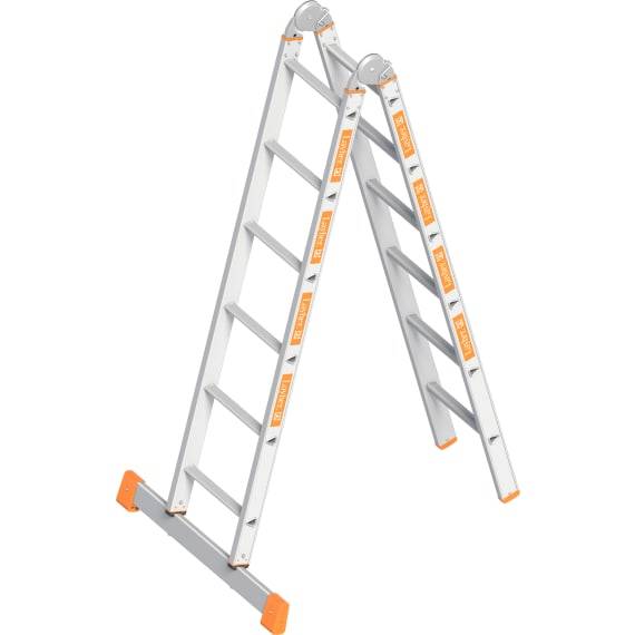 Layher Klappleiter Topic 1056 Sprossen 2 x 6