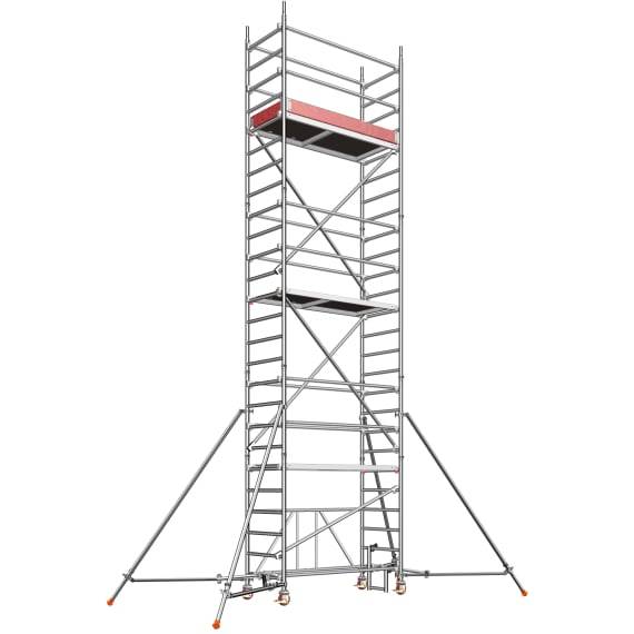 Layher Zifa Alu-Fahrgerüst P2 mit Gerüststützen Arbeitshöhe 7,61 m