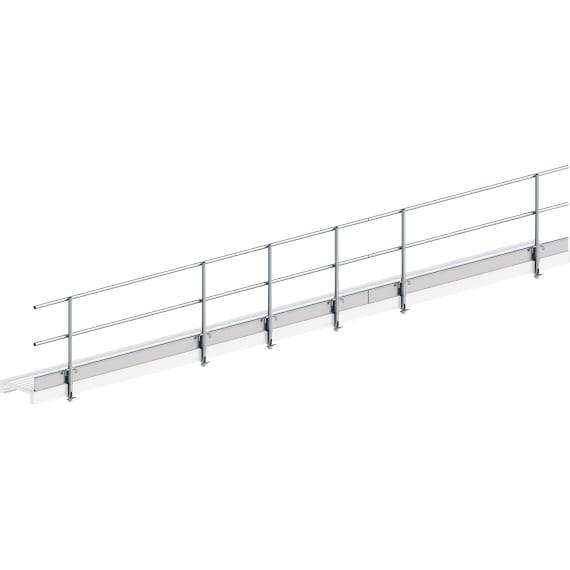 Layher Seitenschutz 3-teilig zum Alusteg 600 Länge 8 m