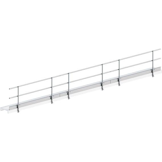 Layher Seitenschutz 3-teilig zum Alusteg 600 Länge 9,10 m