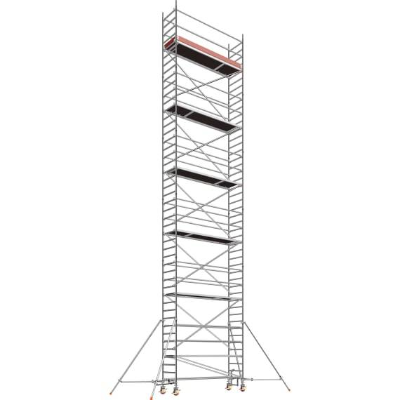 Layher UNI Standard Alu-Fahrgerüst P2 mit Gerüststützen Arbeitshöhe 13,2 m