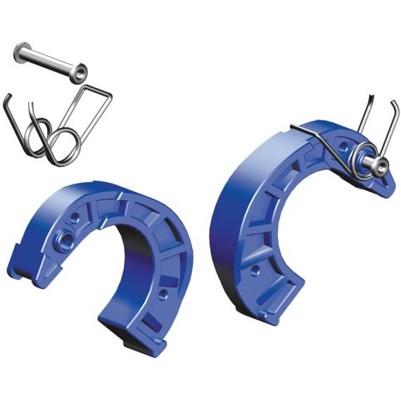 Layher Finger 42 mm Paar, blau KPL