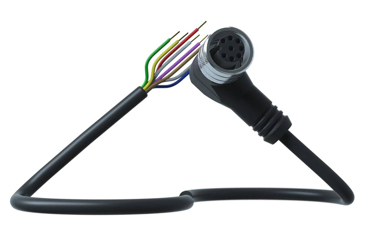 Sensorleitung M12 8P PUR 5m IP67 - 5 m - PUR-Kabel - AA050 - autosen