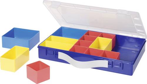 Hünersdorff Sortimentskoffer (L x B x H) 332 x 232 x 55 mm Anzahl Fächer: 14 variable Unterteilung Inhalt 1 St.