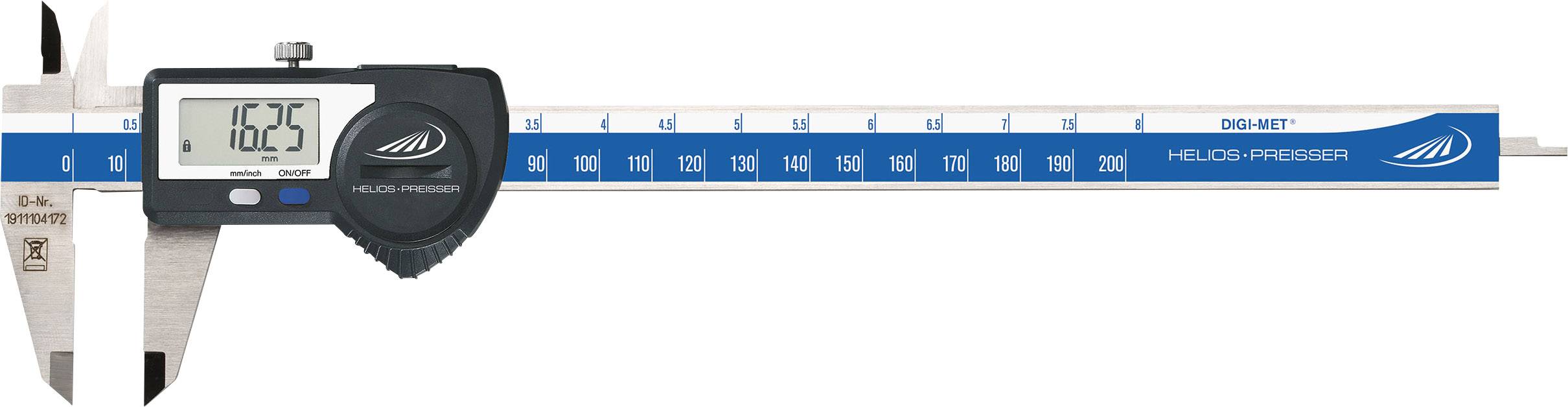Helios Preisser DIGI-MET 1320 519 Digitaler Messschieber 200mm