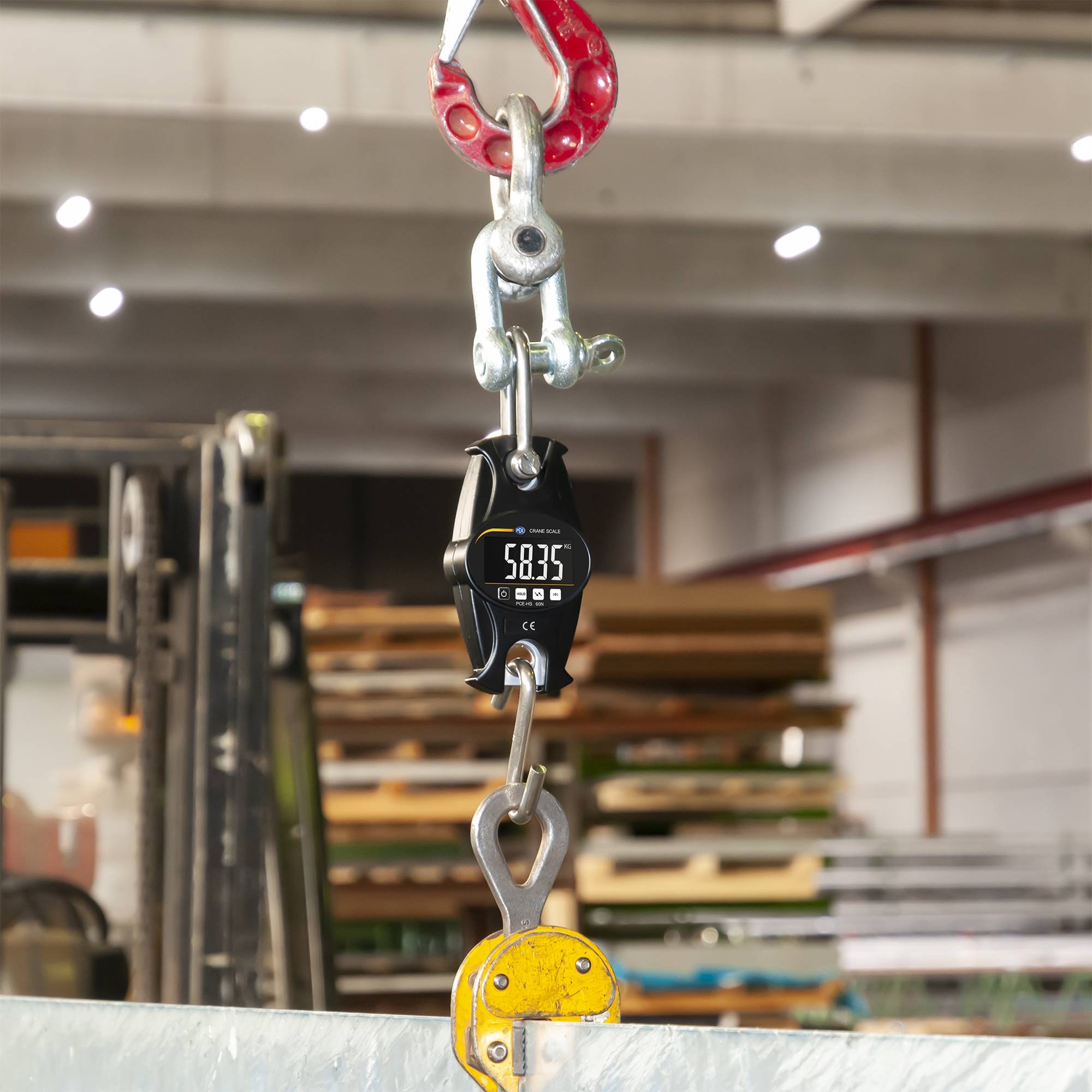 PCE Instruments PCE-HS 60N Kranwaage PCE-HS 60N Wägebereich (max.) 60kg