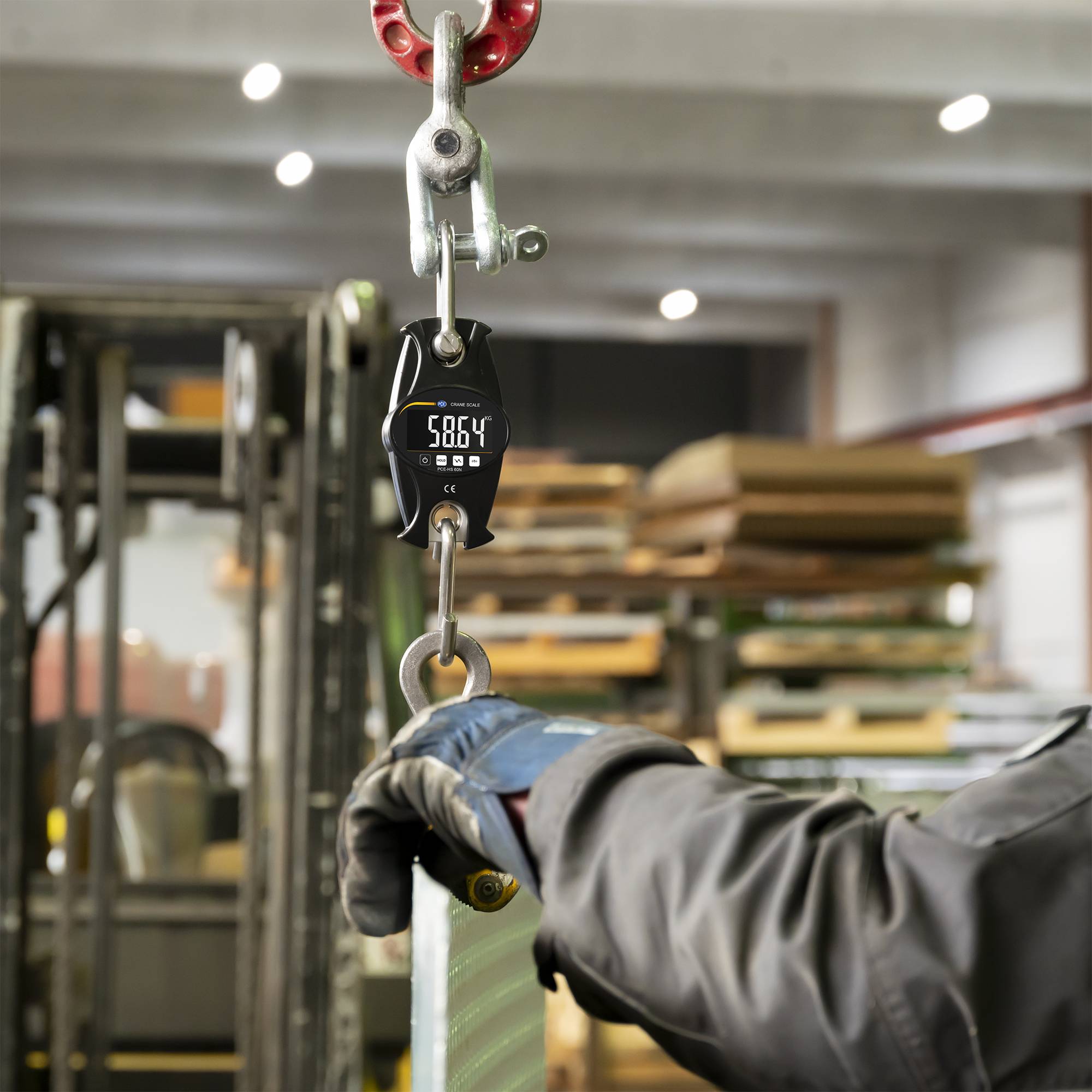 PCE Instruments PCE-HS 60N Kranwaage PCE-HS 60N Wägebereich (max.) 60kg