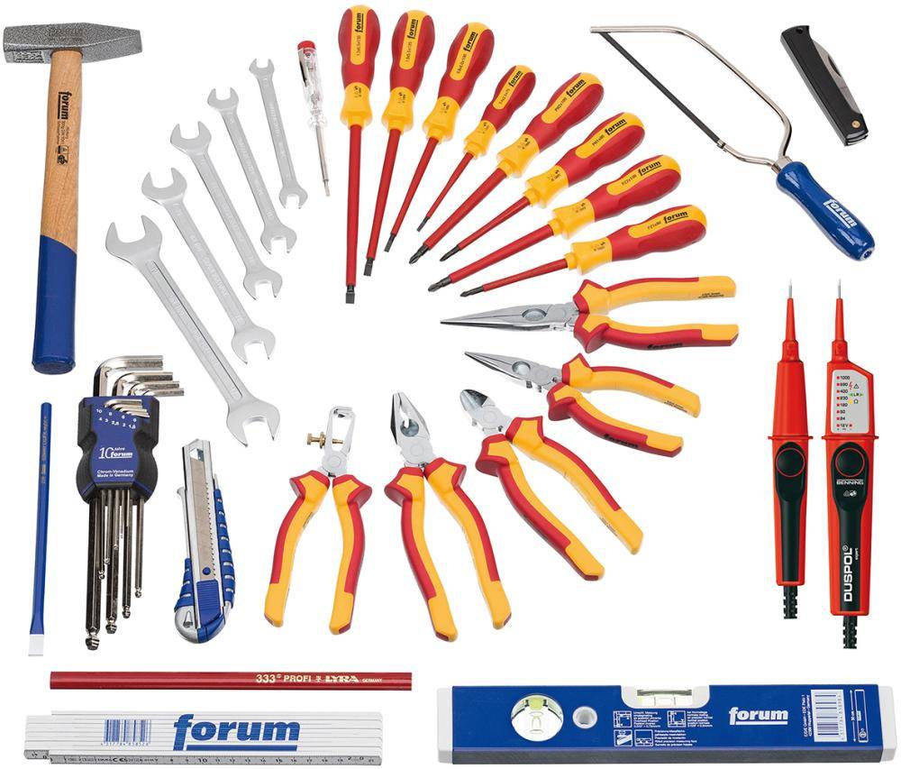 Forum Elektriker-Werkzeugsatz 38-teilig in Koffer