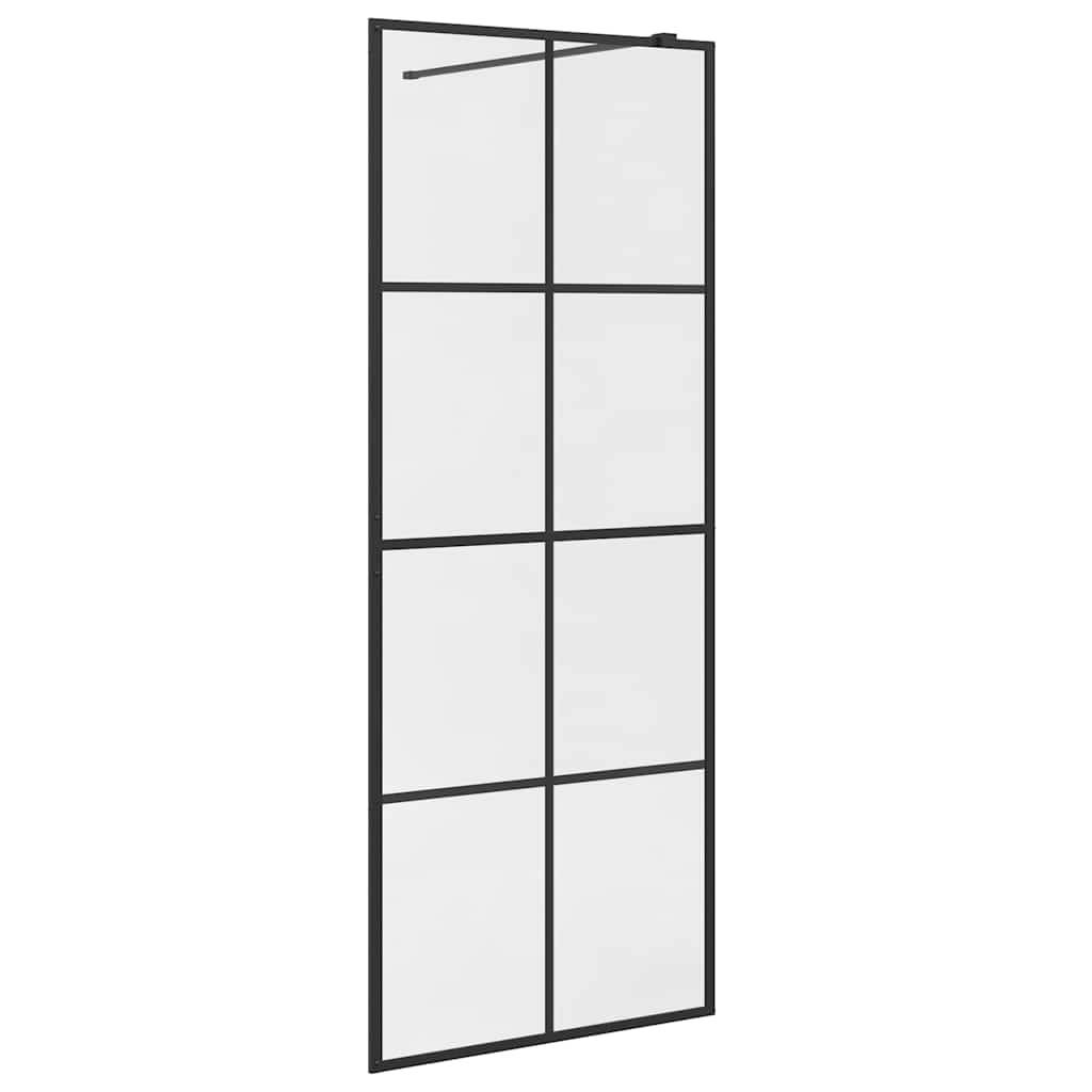 vidaXL Duschwand für Begehbare Dusche mit Klarem ESG Glas 80x195 cm