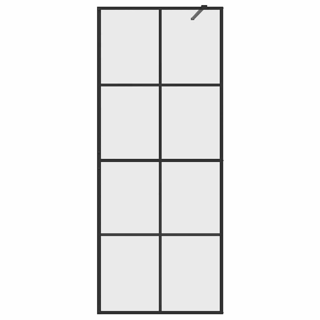 vidaXL Duschwand für Begehbare Dusche mit Klarem ESG Glas 80x195 cm