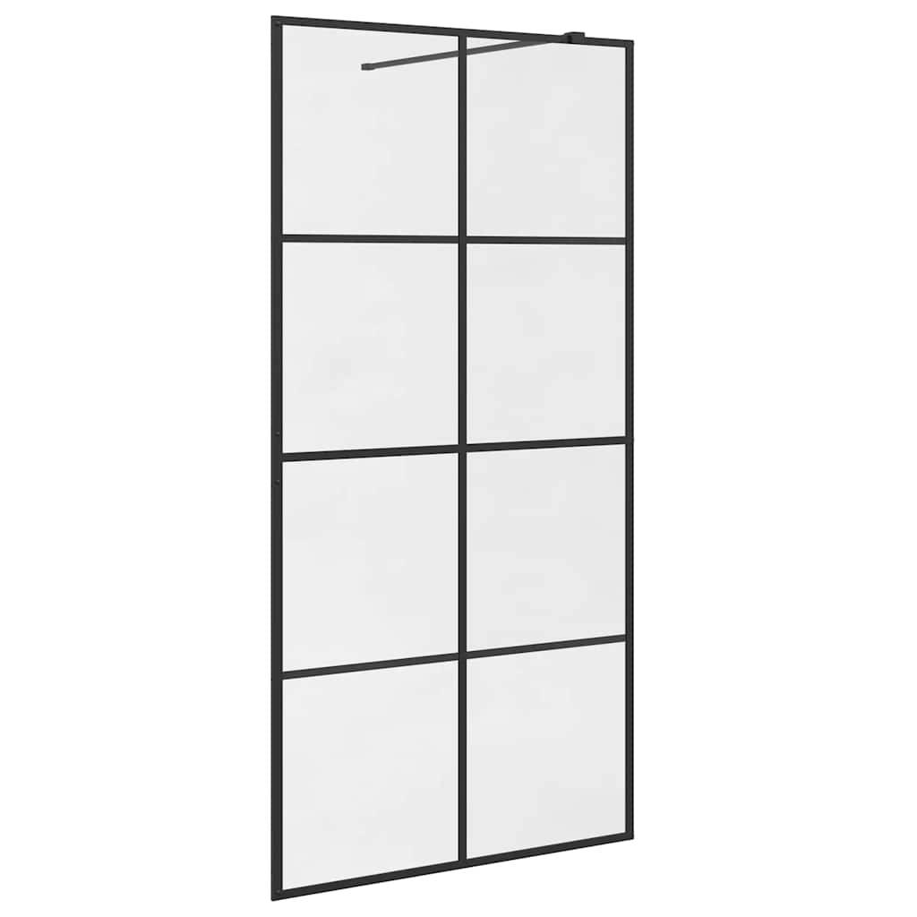 vidaXL Duschwand für Begehbare Dusche mit Klarem ESG Glas 100x195 cm