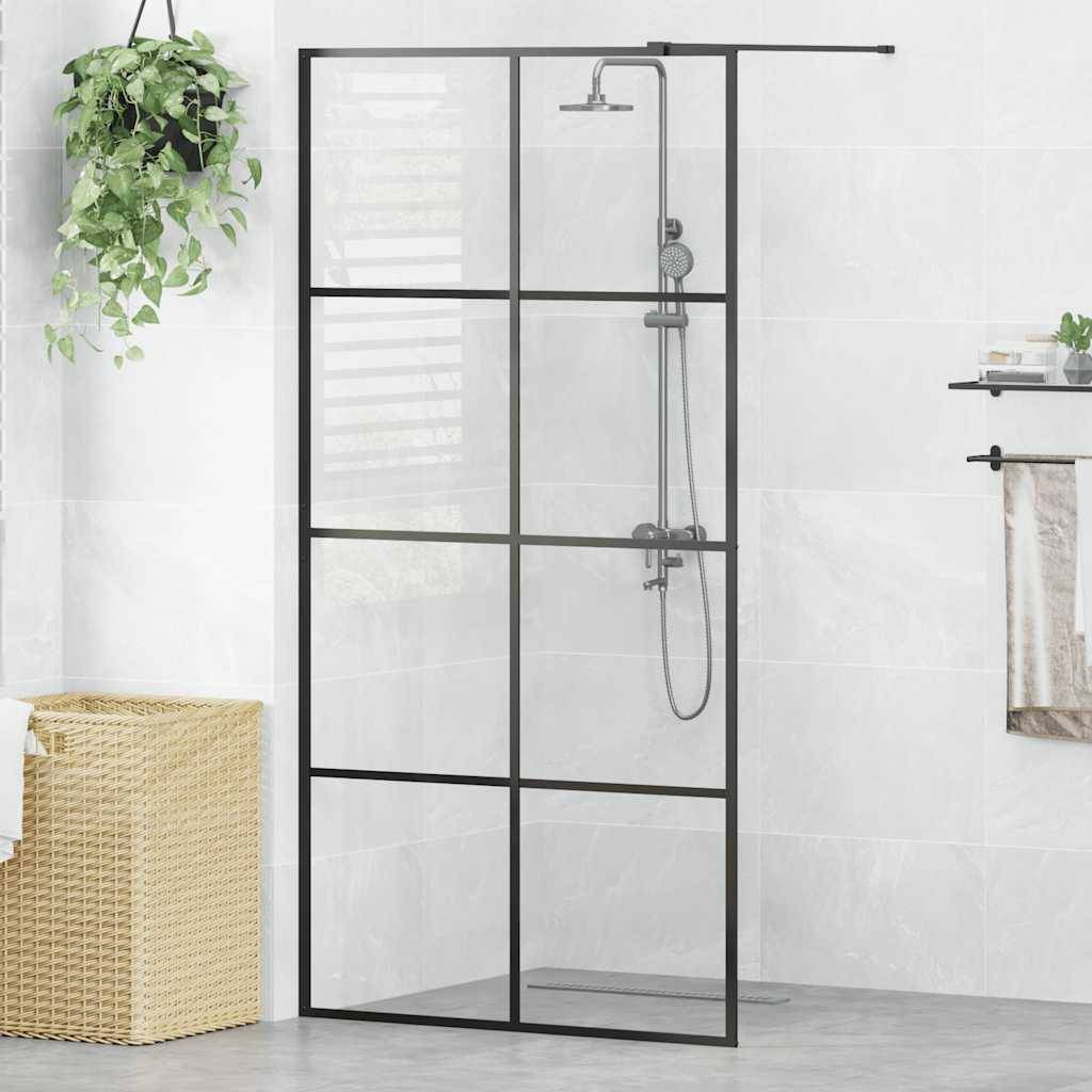 vidaXL Duschwand für Begehbare Dusche mit Klarem ESG Glas 100x195 cm