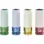 Außen-Sechskant Steckschlüssel-Schoneinsatz-Set 4teilig 1/2" (12.5 mm) Produktabmessung Außen-Sechskant Steckschlüssel-Schoneinsatz-Set 4teilig 1/2" (12.5 mm) Produktabmessung