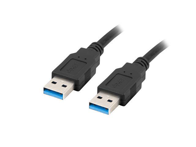 LANBERG USB-A M/M 3.0 Kabel 0,5m schwarz
