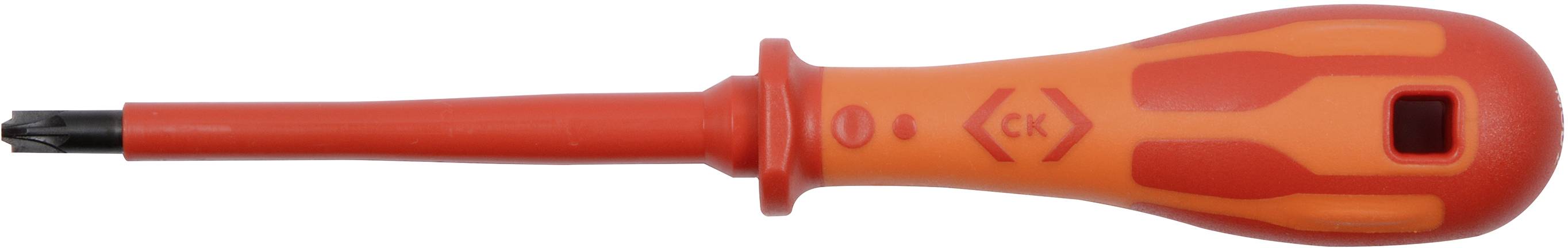 C.K VDE Plus/minus-Schraubendreher Größe (Schraubendreher) SL/PZ 2 Klingenlänge: 100 mm