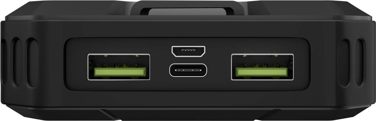 Goobay Solar Powerbank 20000 mAh LiPo Schwarz Statusanzeige, Outdoor