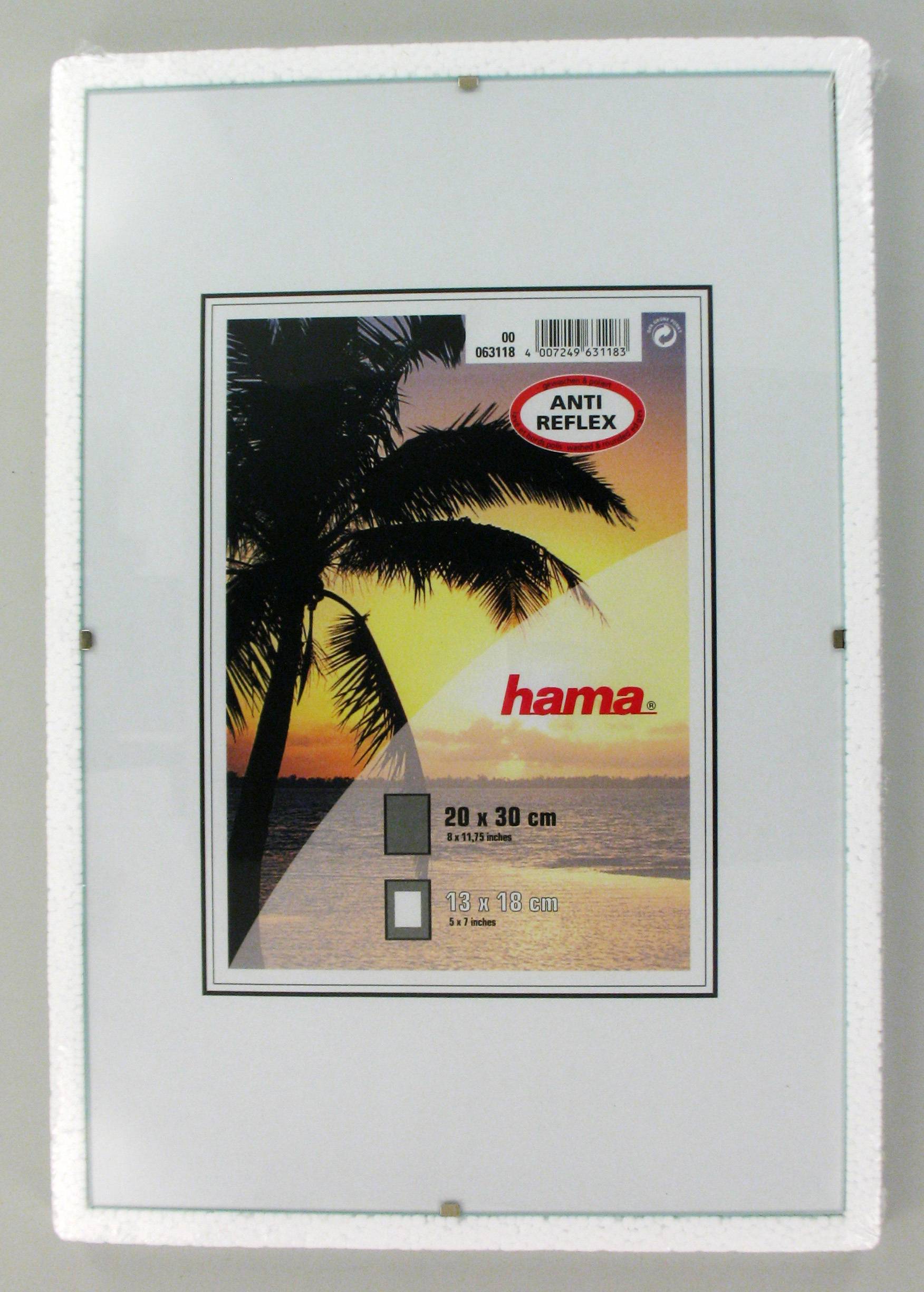 Rahmenloser Bildhalter "Clip-Fix", Anti-Reflex-Glas, 20 x 30 cm