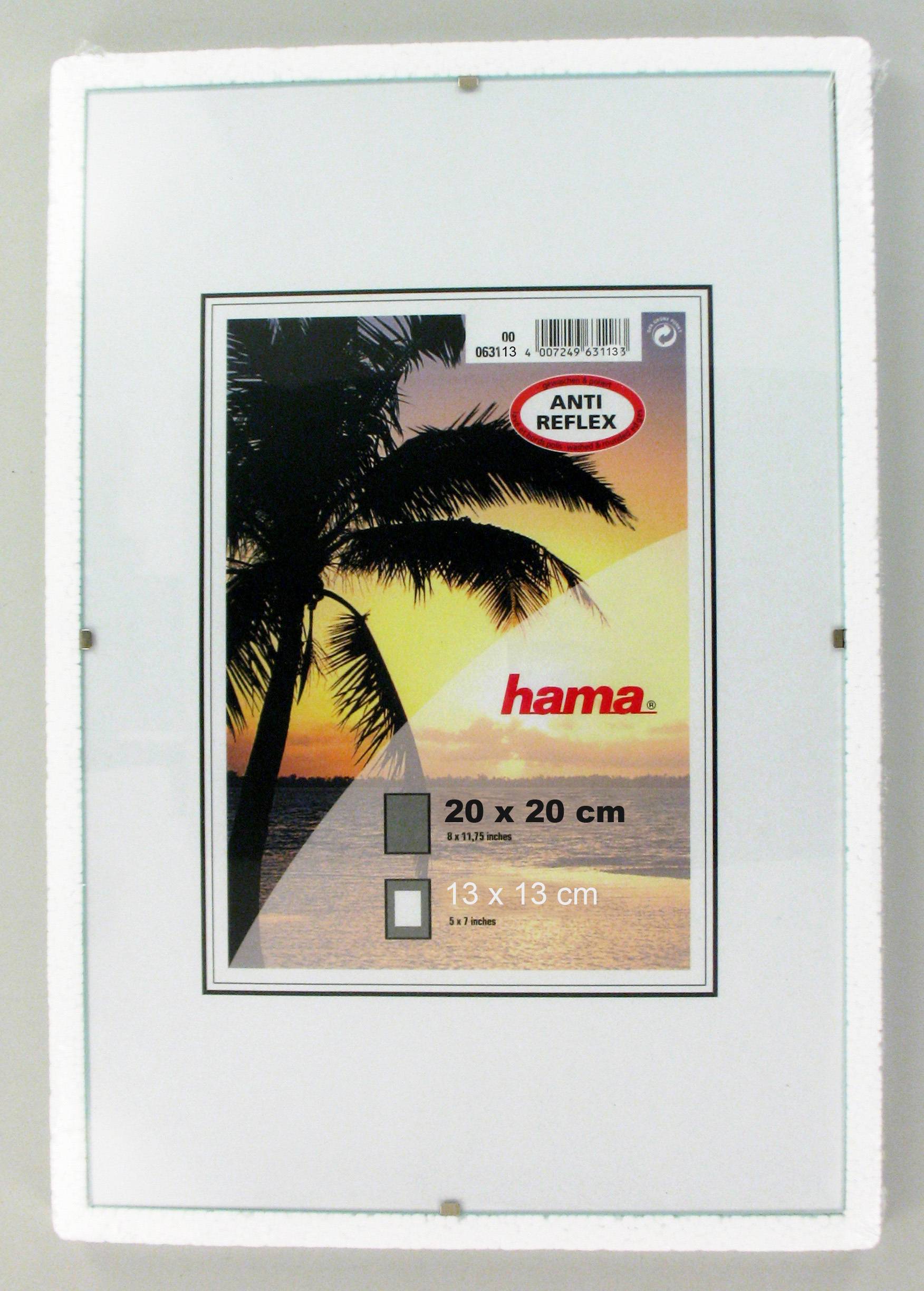 Hama Frameless Picture Holder Clip-Fix - Fotohalter - Konzipiert für: 5x5 Zoll (13x13 cm)