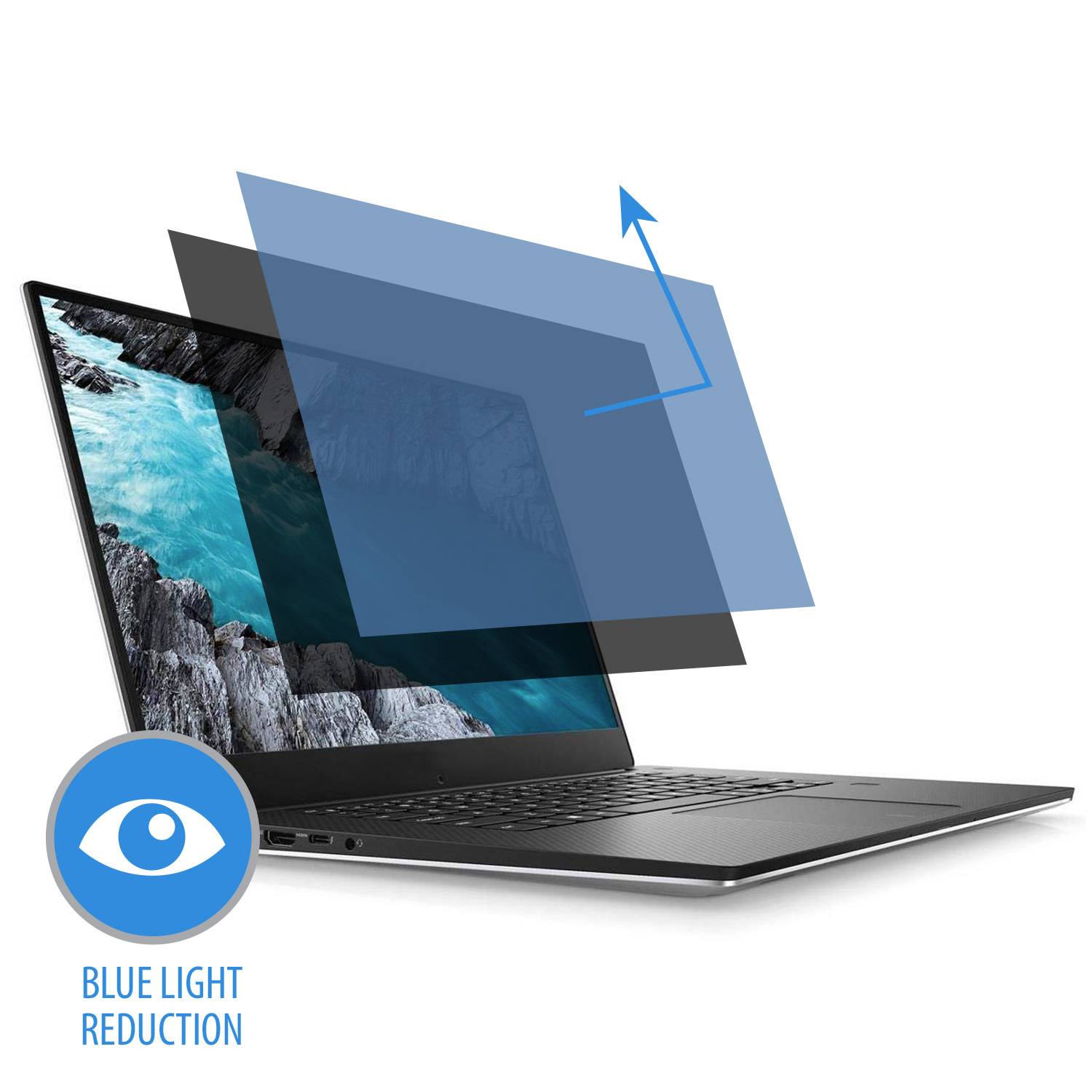 V7 - Blickschutzfilter für Notebook - 35.6 cm (14")