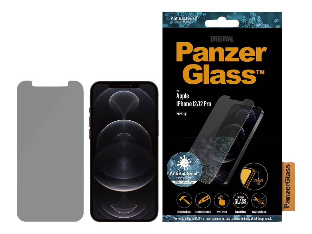 PanzerGlass Privacy Displayschutzglas iPhone 12, iPhone 12 Pro 1 St. P2708