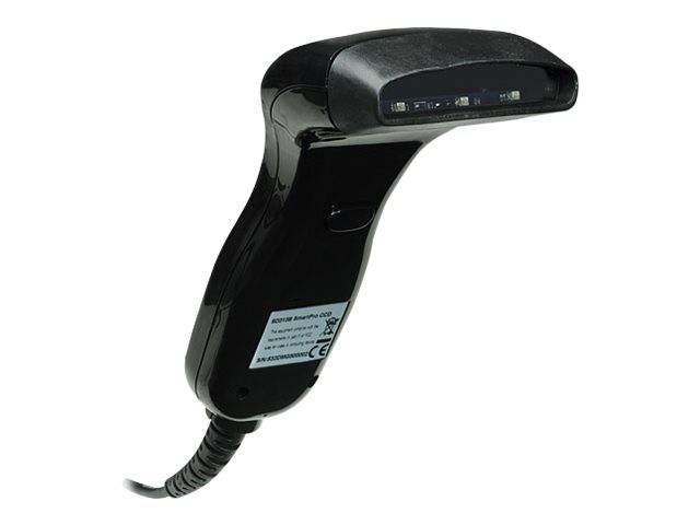 Manhattan 401517 USB-Kit Barcode-Scanner Kabelgebunden 1D Schwarz Hand-Scanner USB