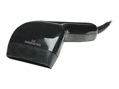 Manhattan 401517 USB-Kit Barcode-Scanner Kabelgebunden 1D Schwarz Hand-Scanner USB