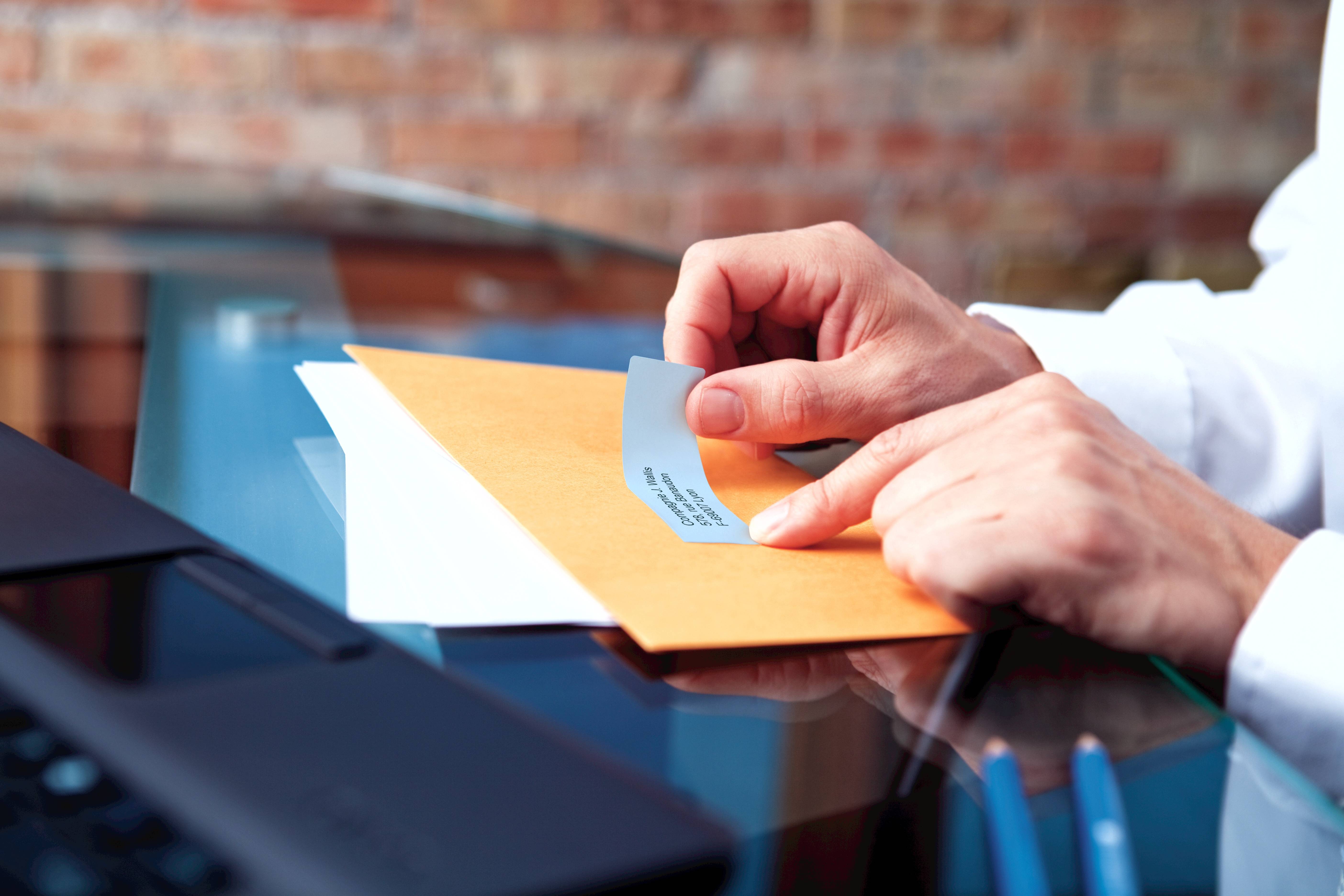 DYMO LabelWriter - Papier - permanenter Klebstoff - weiß - 36 x 89 mm 520 Etikett(en) (2 Rolle(n)